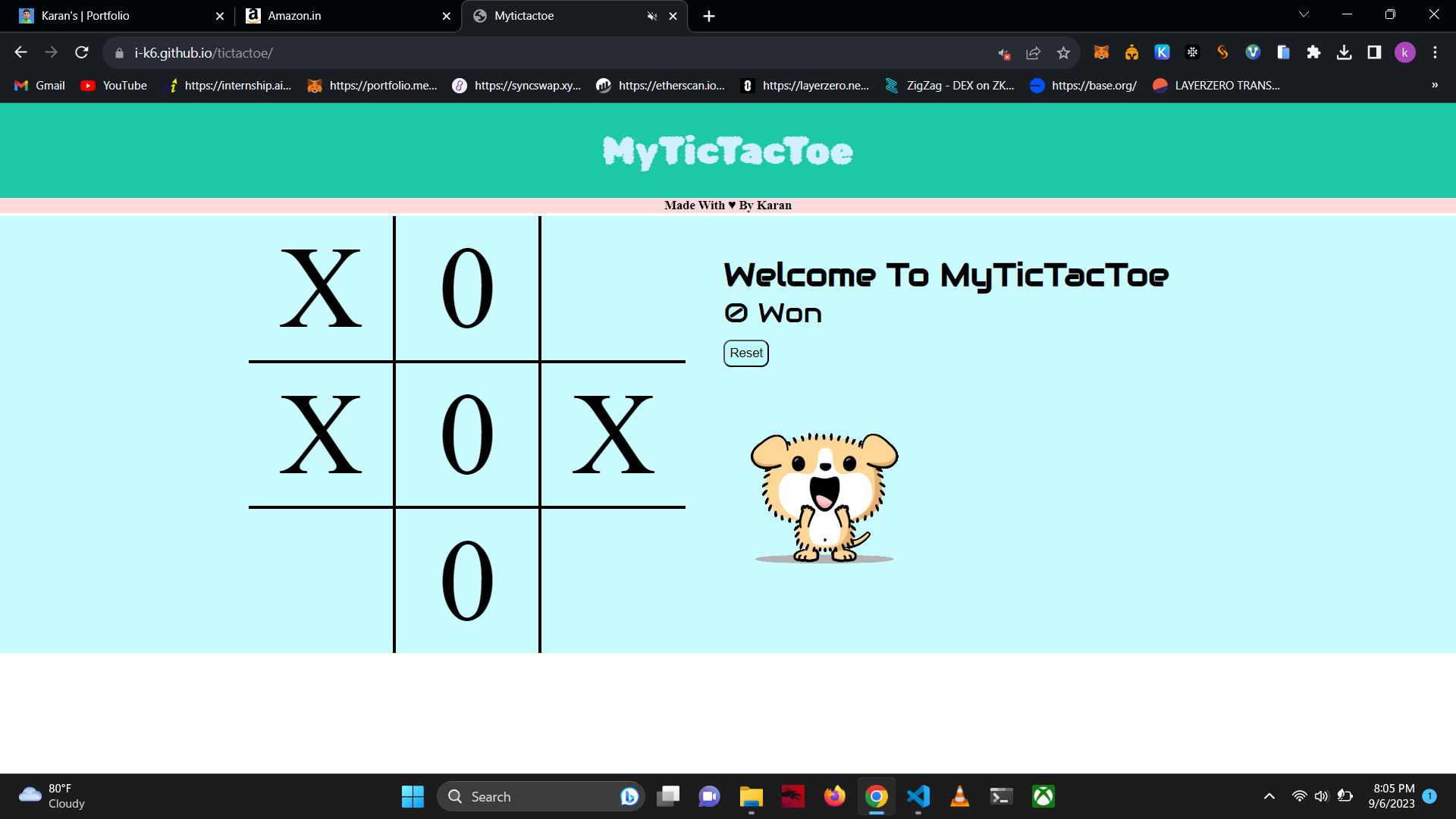 Tic-Tac-Toe Game